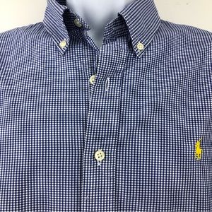Ralph Lauren Mens XL Dress Shirt in Blue Color. Very Good Used  Condition.